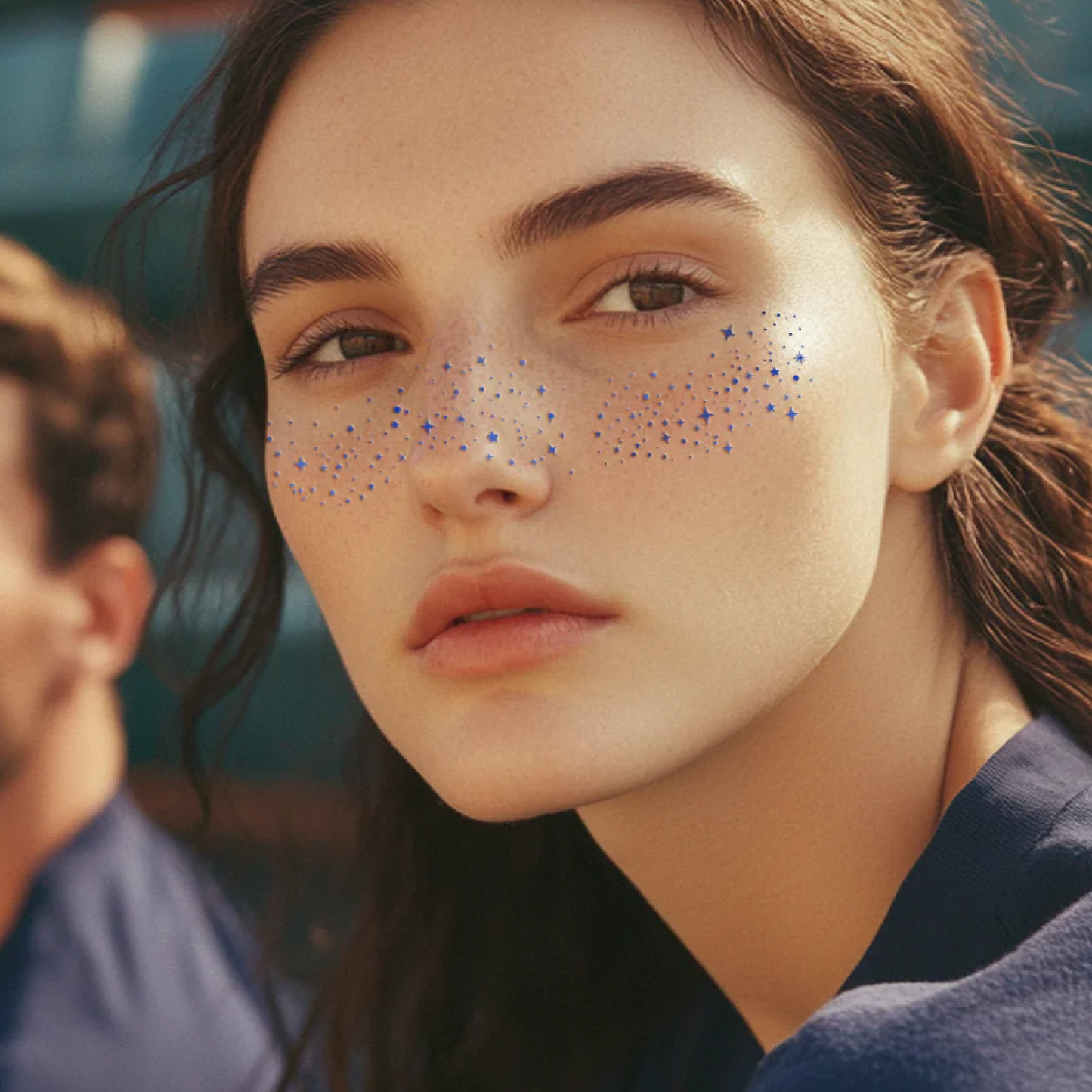 Blue Spirit Speckles Makeup Patches - Team Spirit Collection