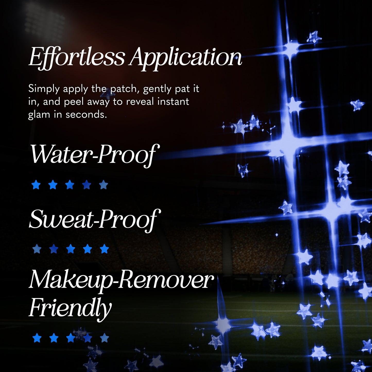 Blue Spirit Speckles Makeup Patches - Team Spirit Collection