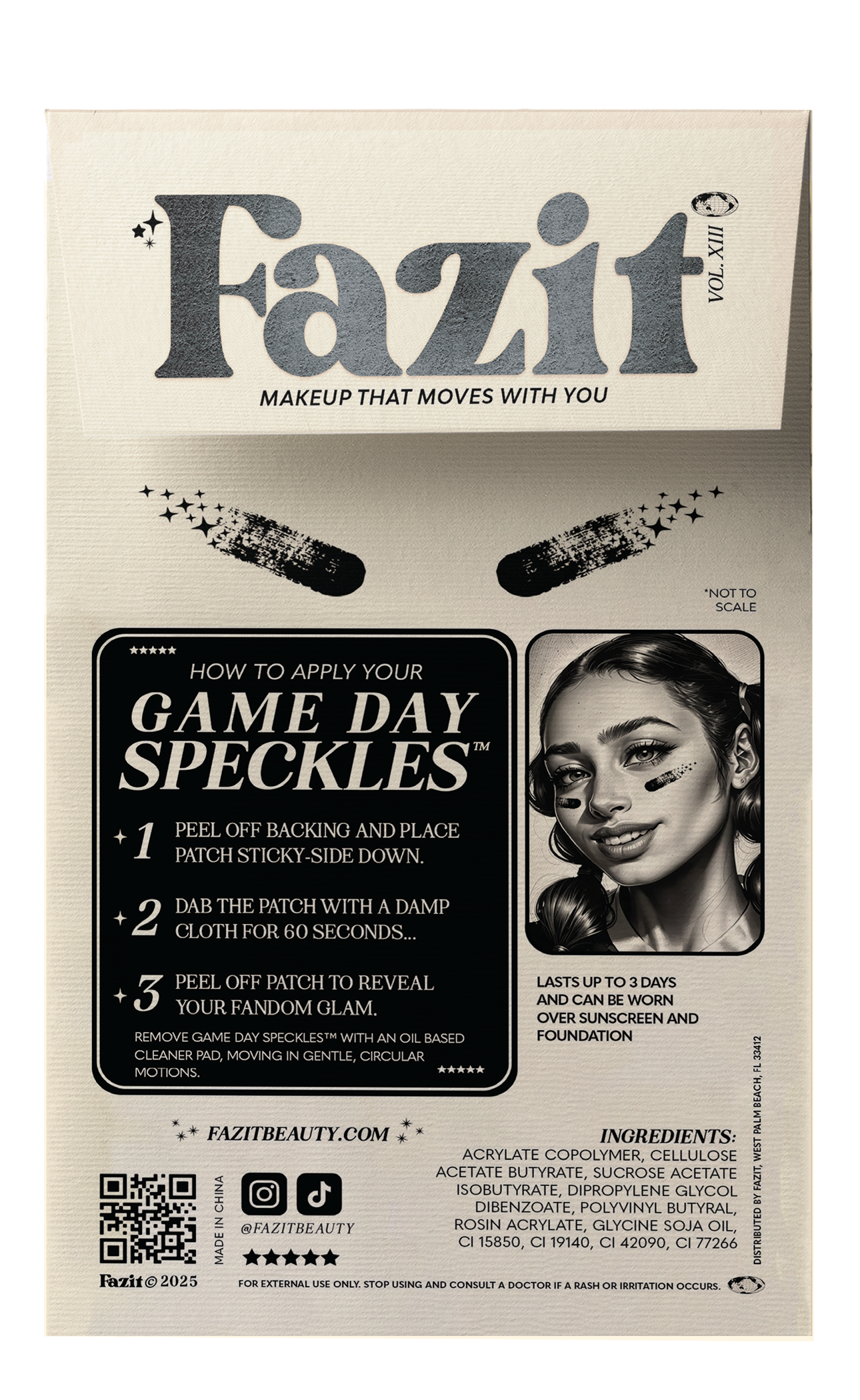 Fazit Black Game Day Speckles