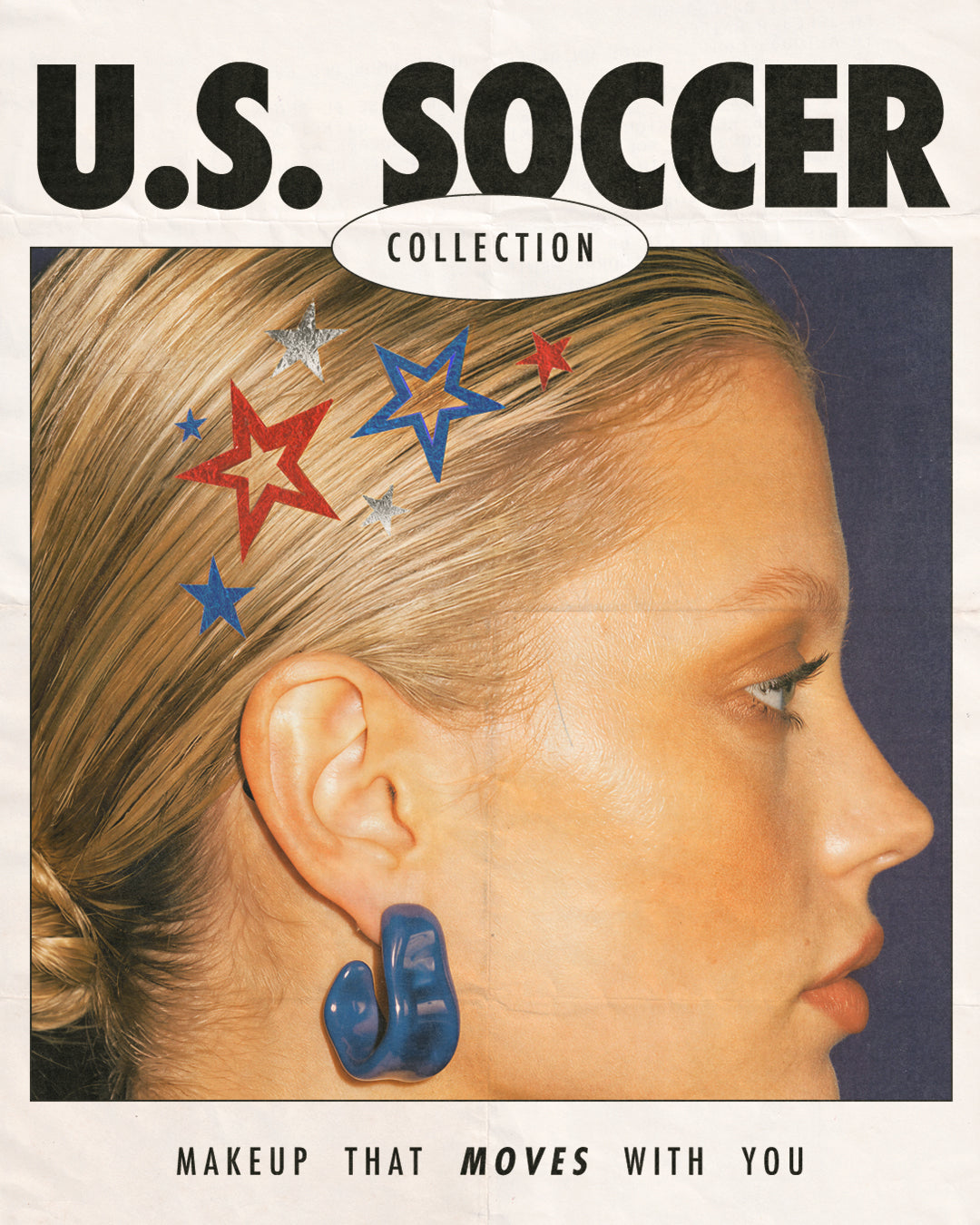 The First Hair Patch. In U.S. Soccer Colors.