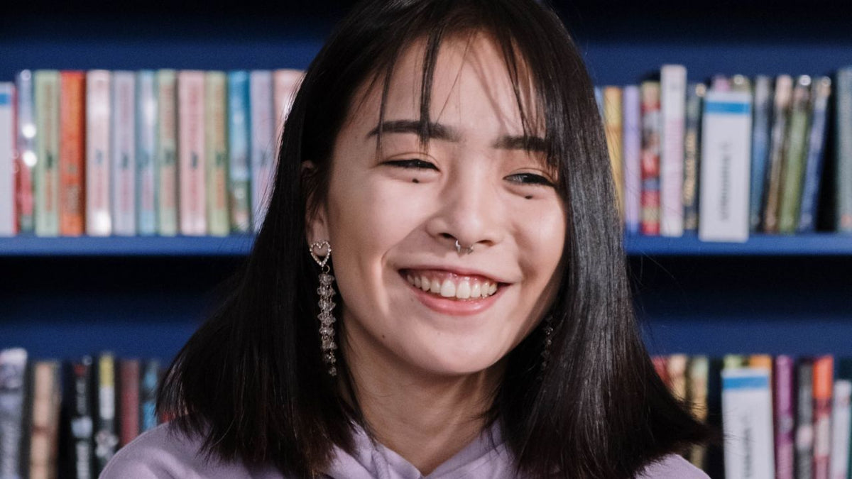 girl smiling