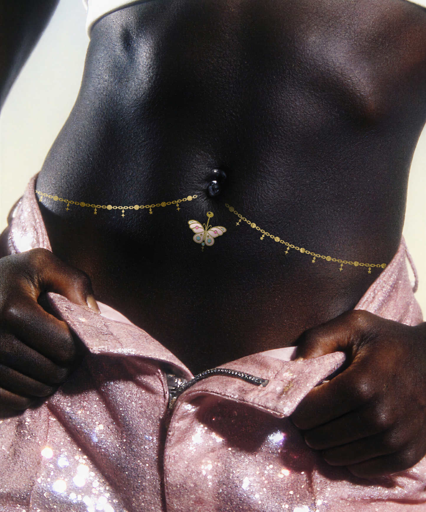 Butterfly Belly Chain + Ring Bodybond