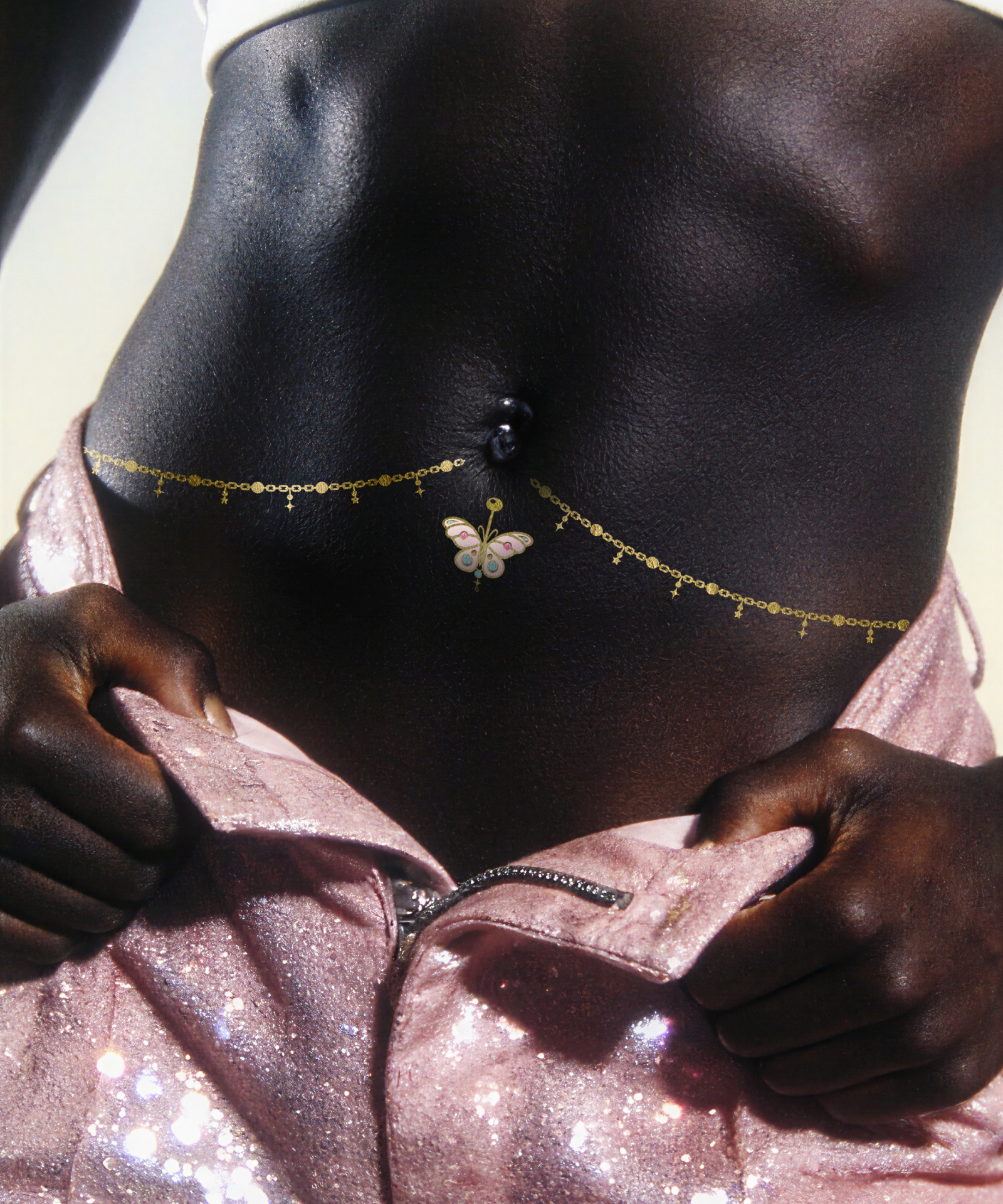 Butterfly Belly Chain + Ring Bodybond