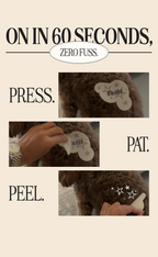 Silver Star Speckles Pet Patches