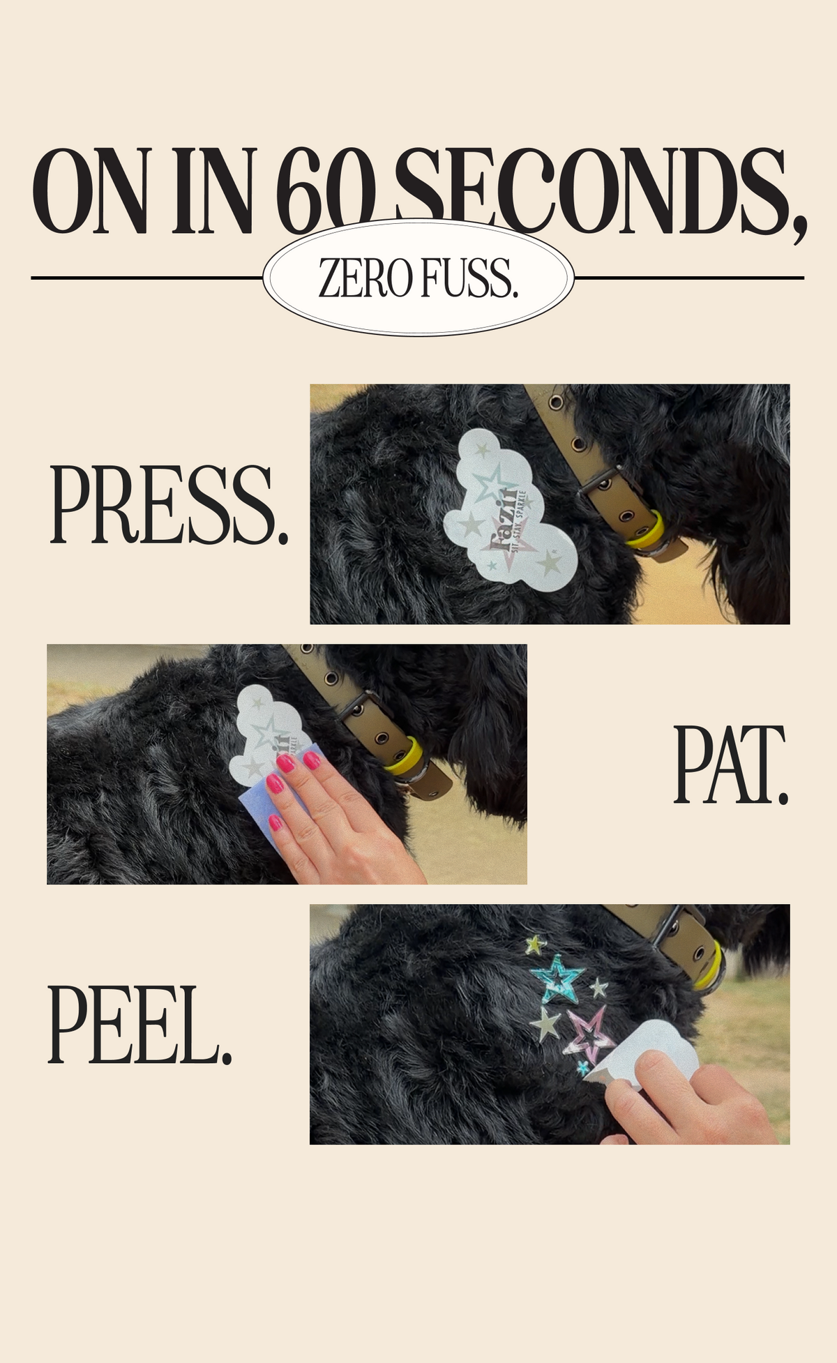 Sprinkled Star Speckles Pet Patches