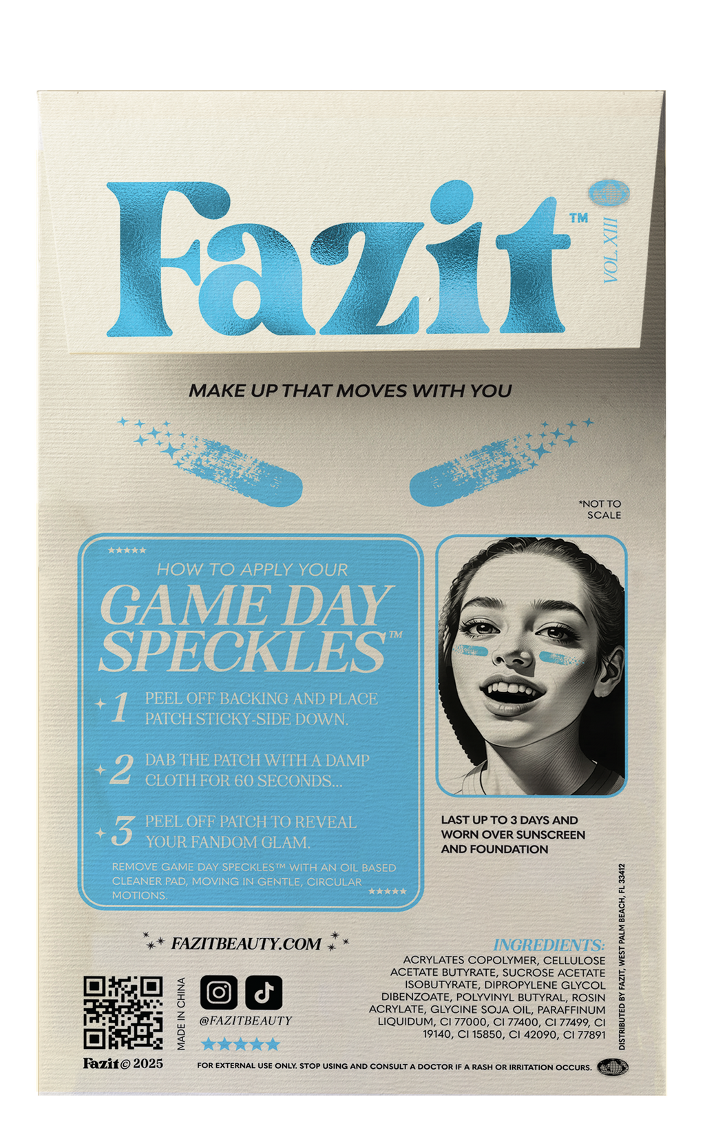 Aqua Game Day Speckles