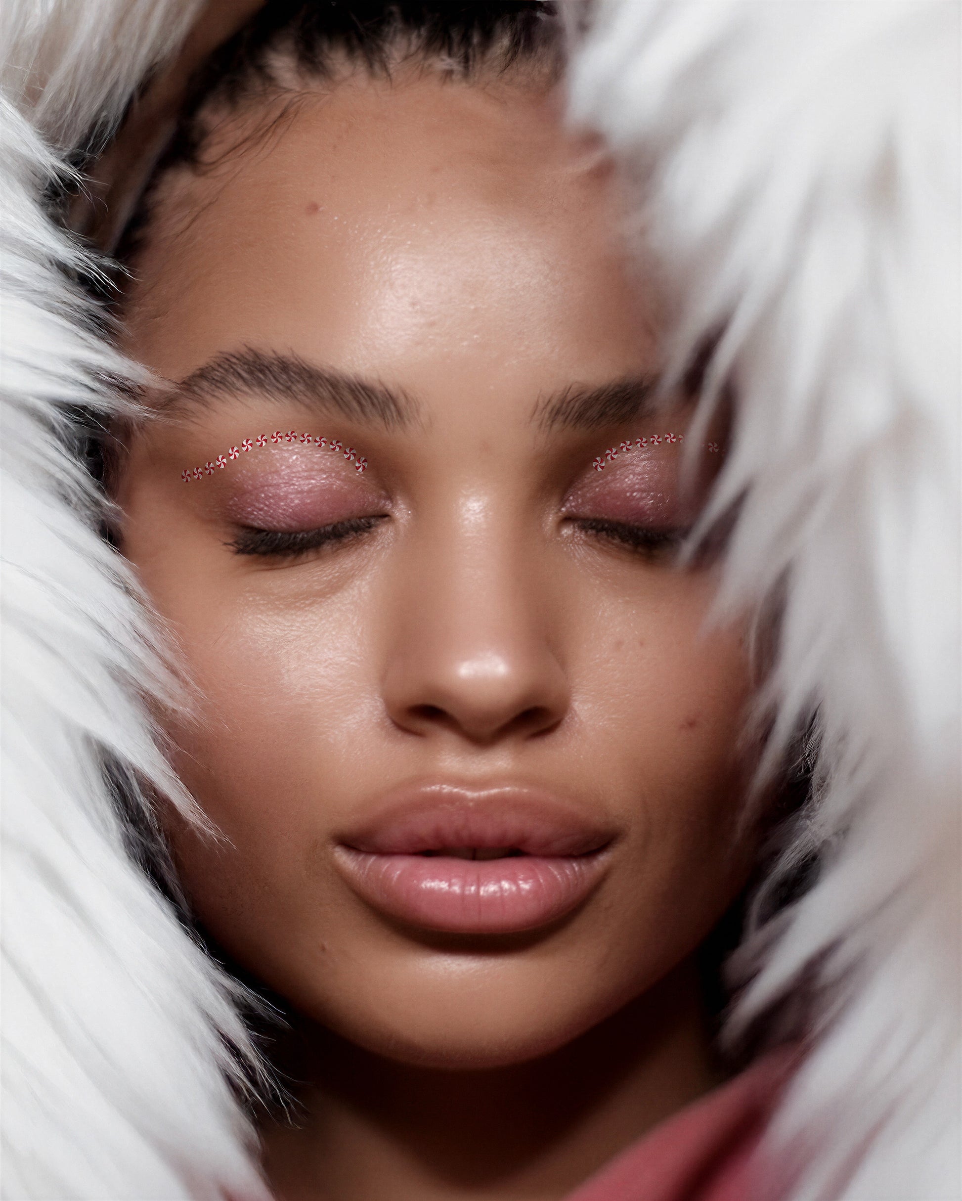 Candy Cane Eye Wings