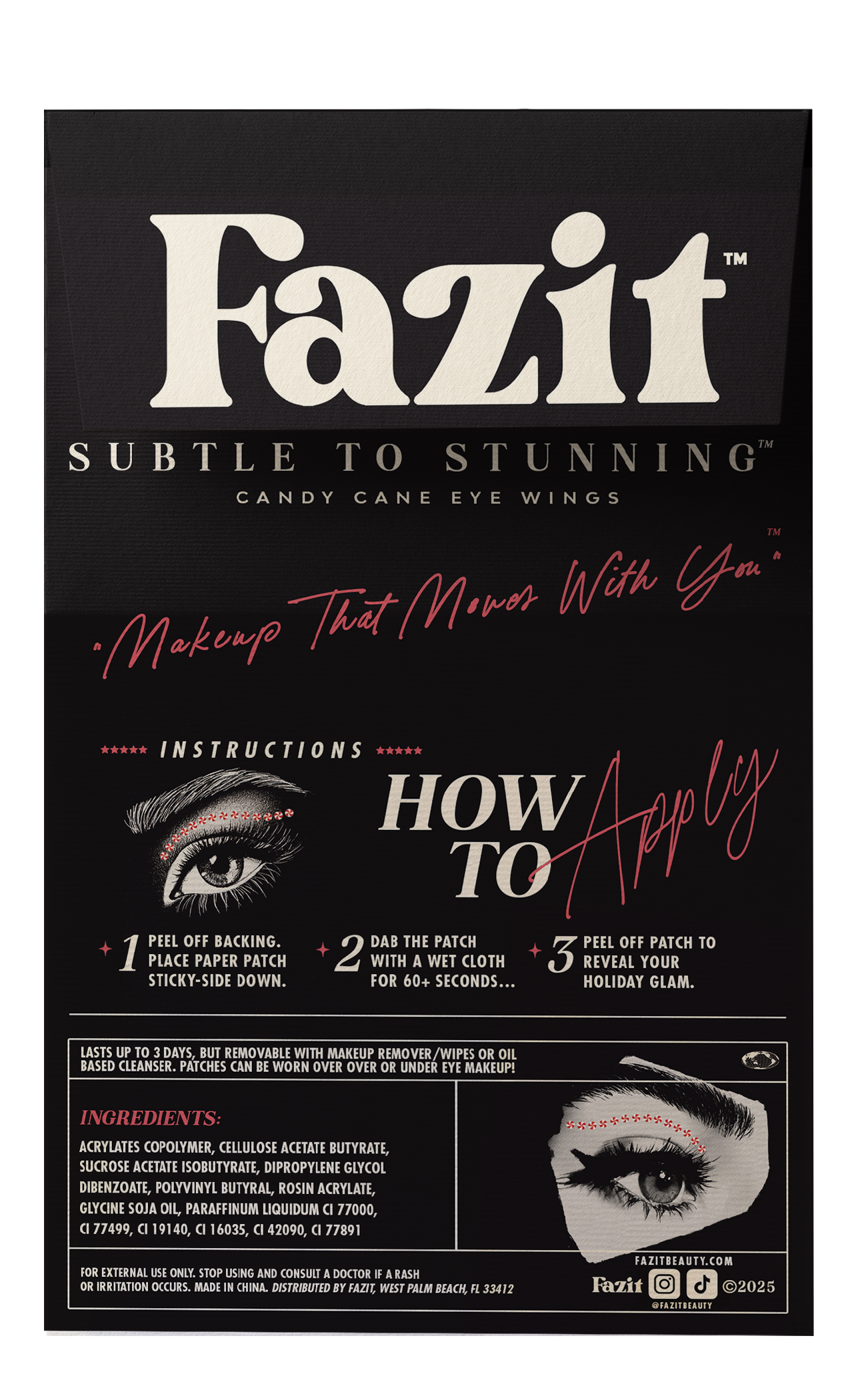 Candy Cane Eye Wings