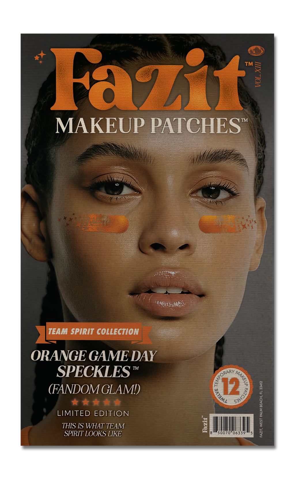 Orange Game Day Speckles