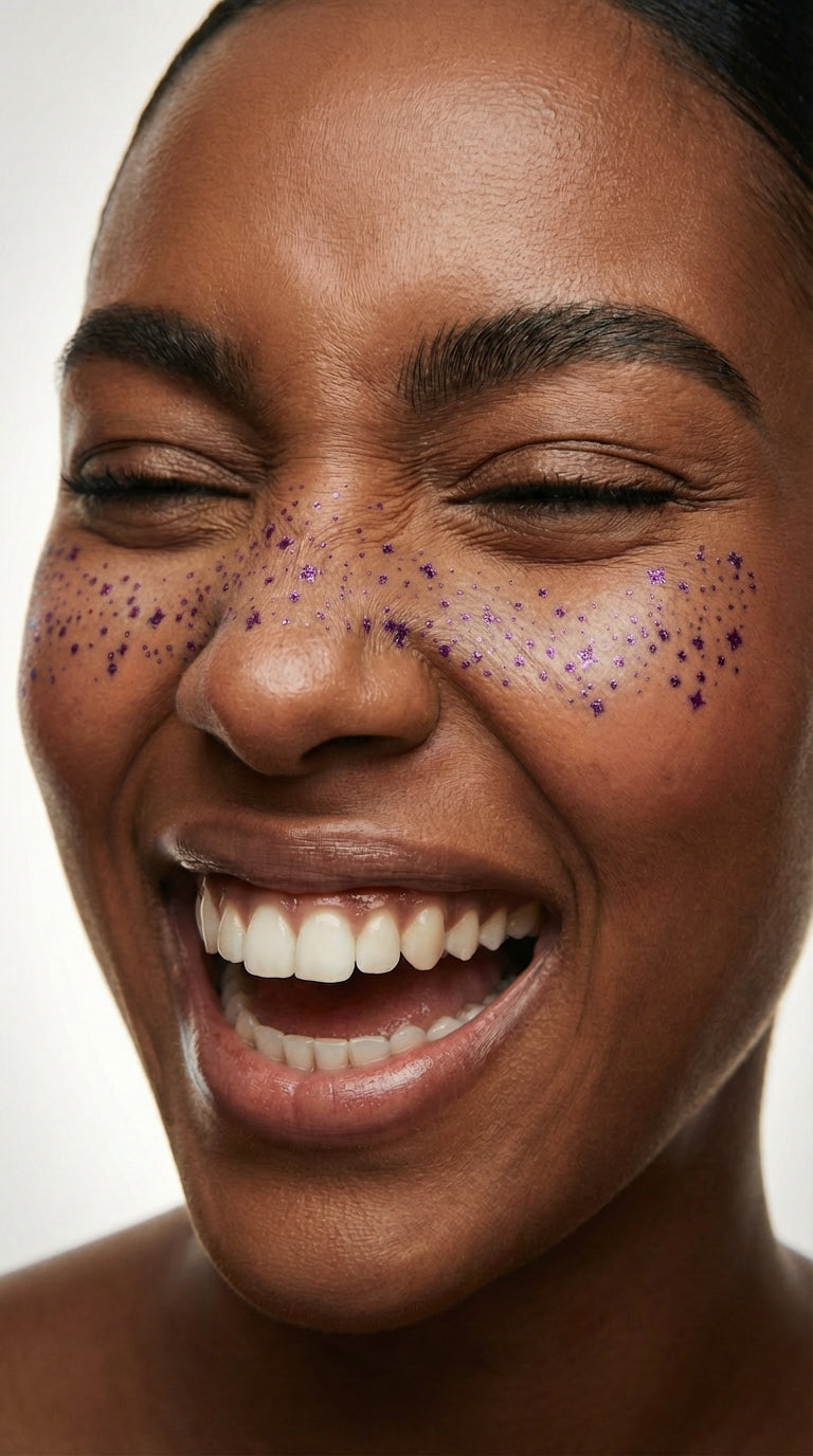 Purple Spirit Speckles Makeup Patches - Team Spirit Collection