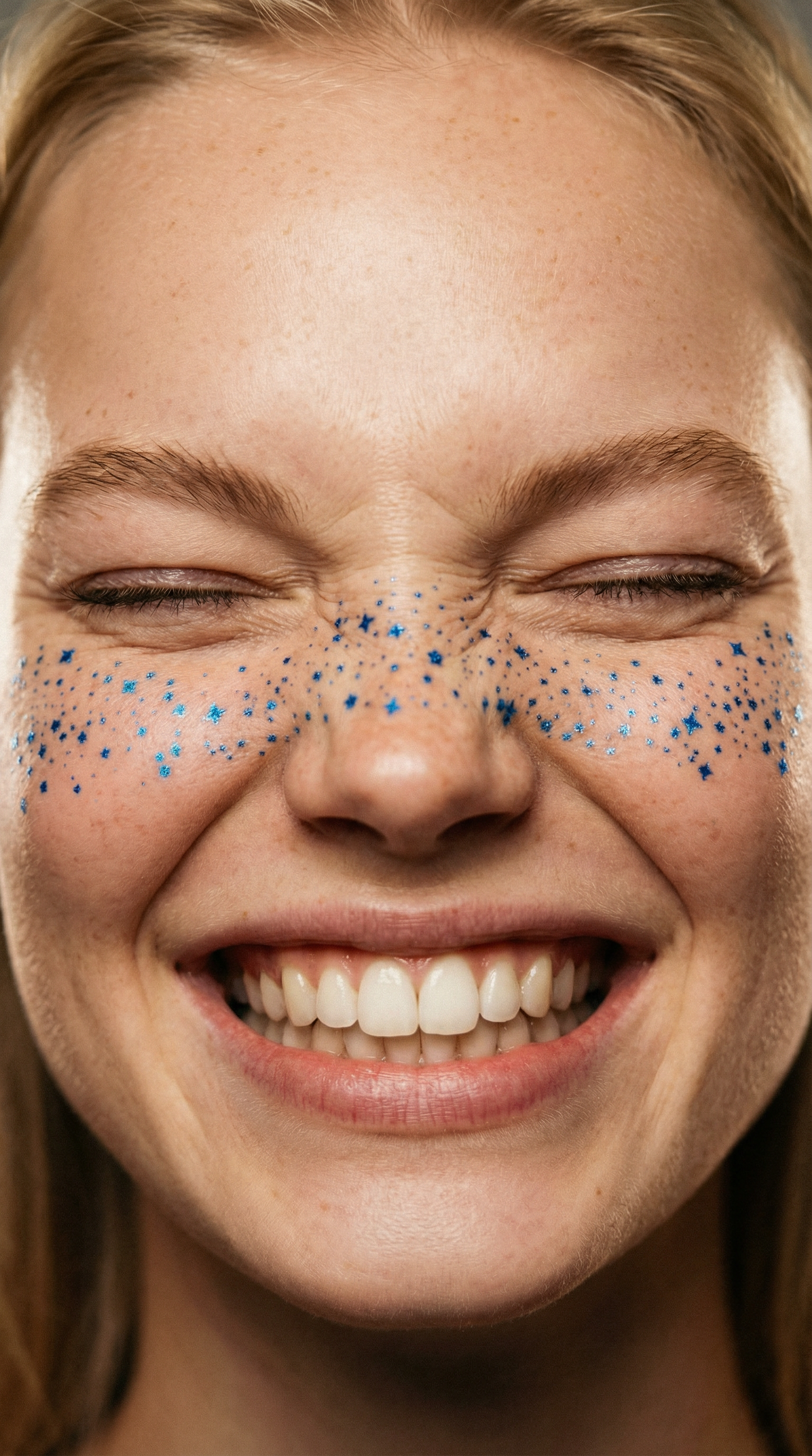 Blue Spirit Speckles Makeup Patches - Team Spirit Collection