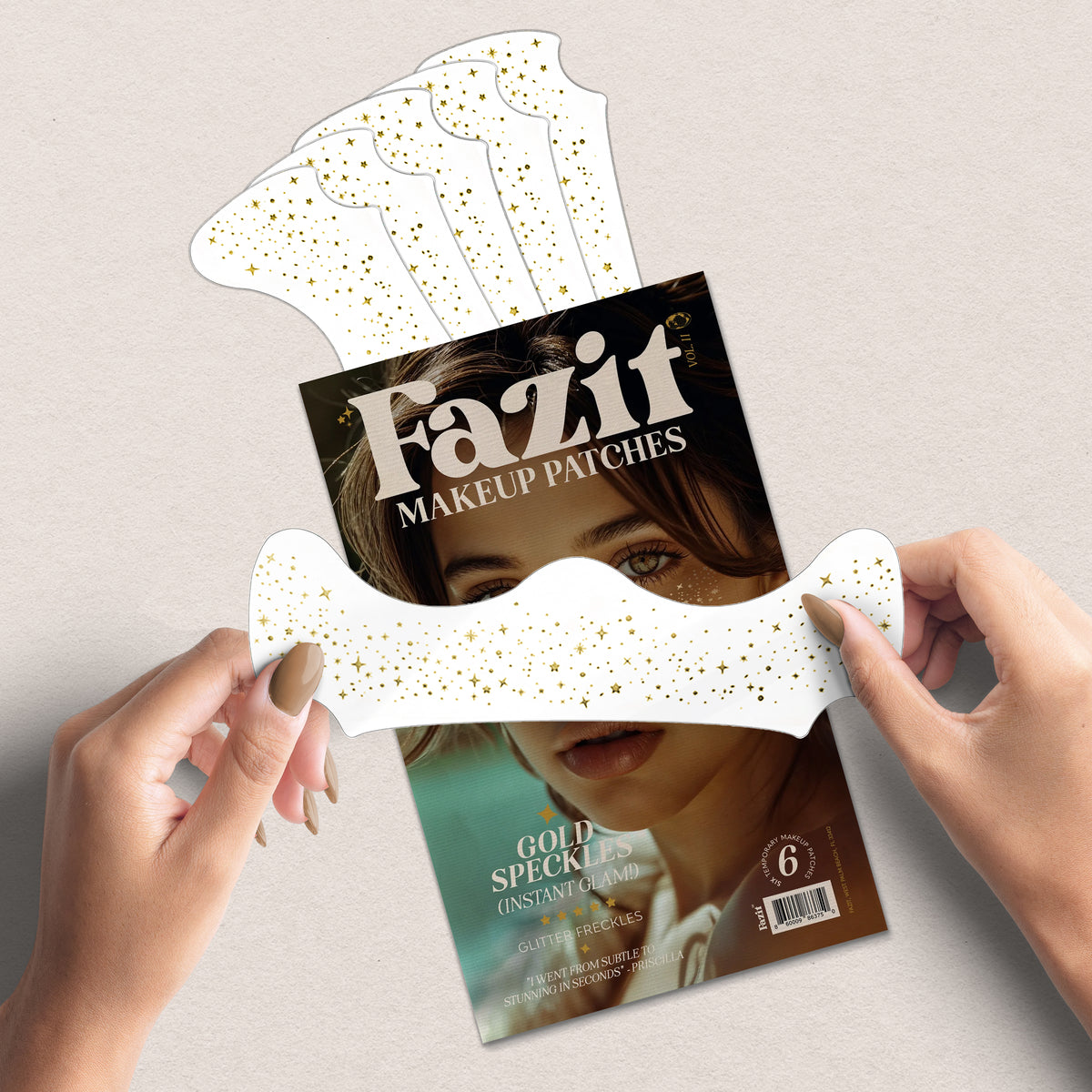 Gold Glitter Freckles Makeup Patches – Fazit