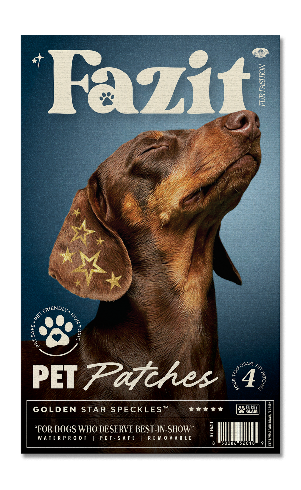 Golden Star Speckles Pet Patches