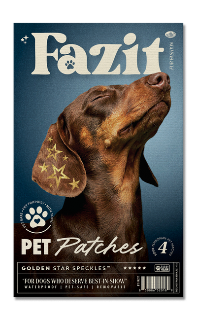 Golden Star Speckles Pet Patches