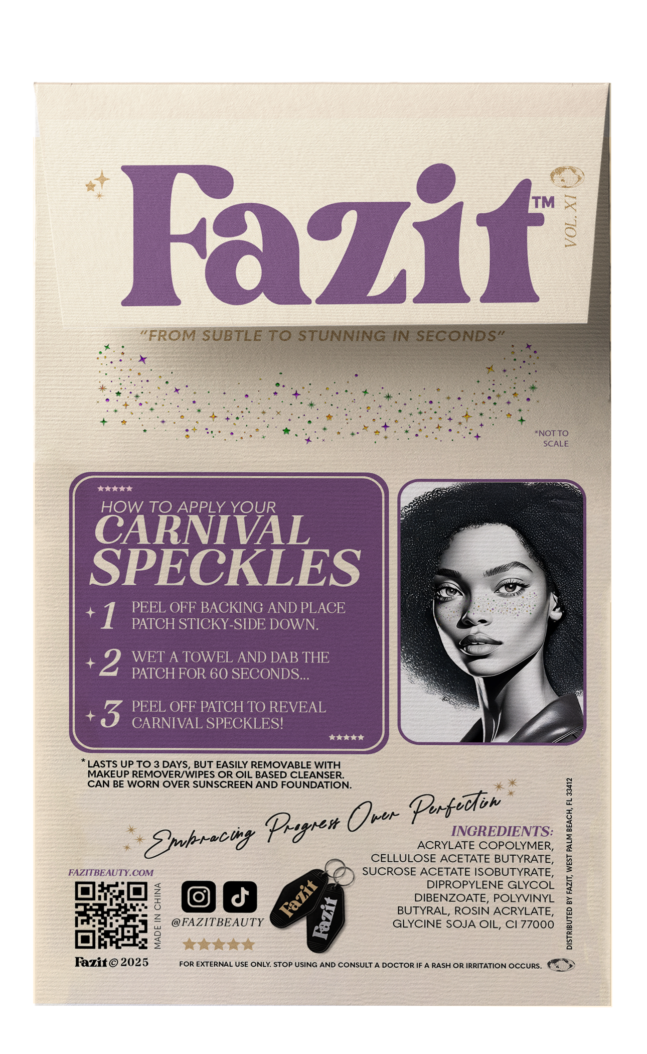 Carnival Speckles Makeup Patches