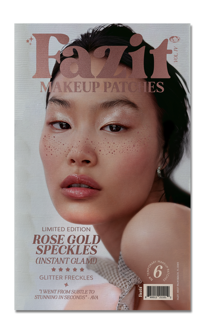 Rose Gold Glitter Freckles Makeup Patches