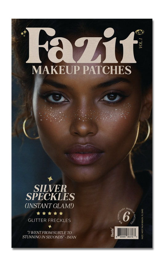 Silver Stardust Speckles Makeup Patches