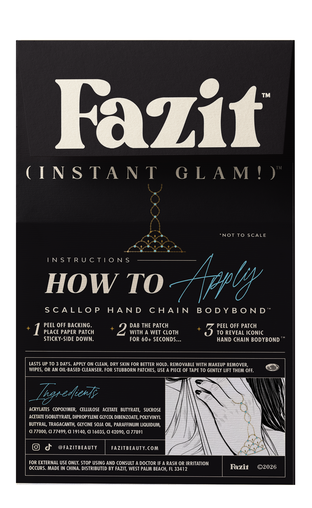 Scallop Hand Chain Bodybond