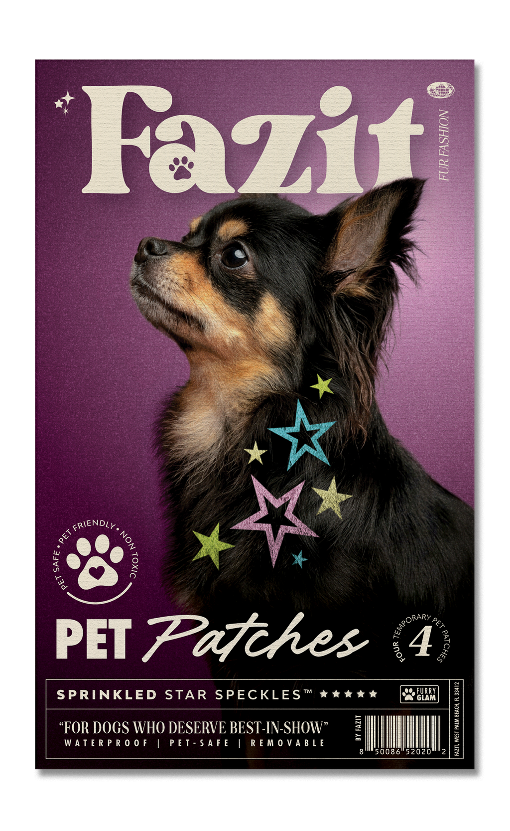 Sprinkled Star Speckles Pet Patches