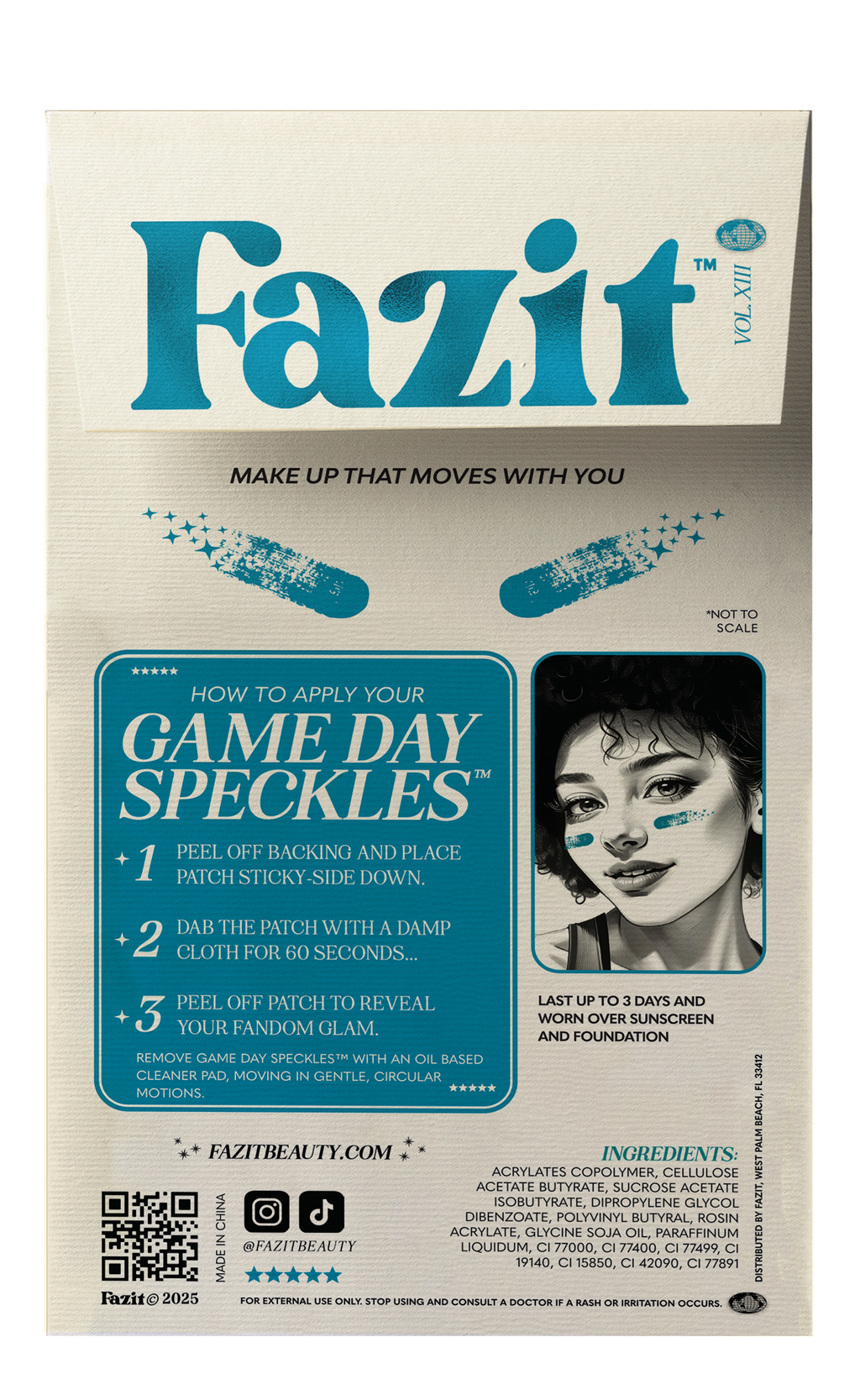 Teal Game Day Speckles