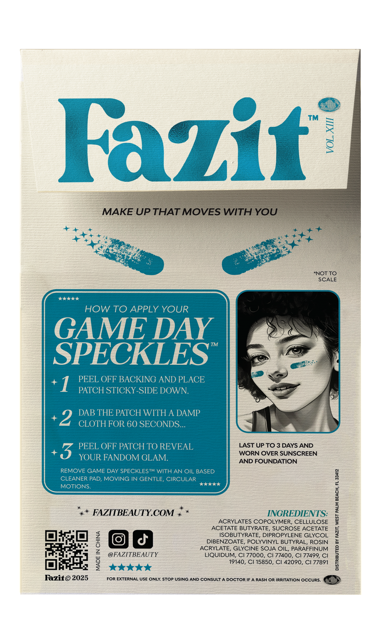 Teal Game Day Speckles
