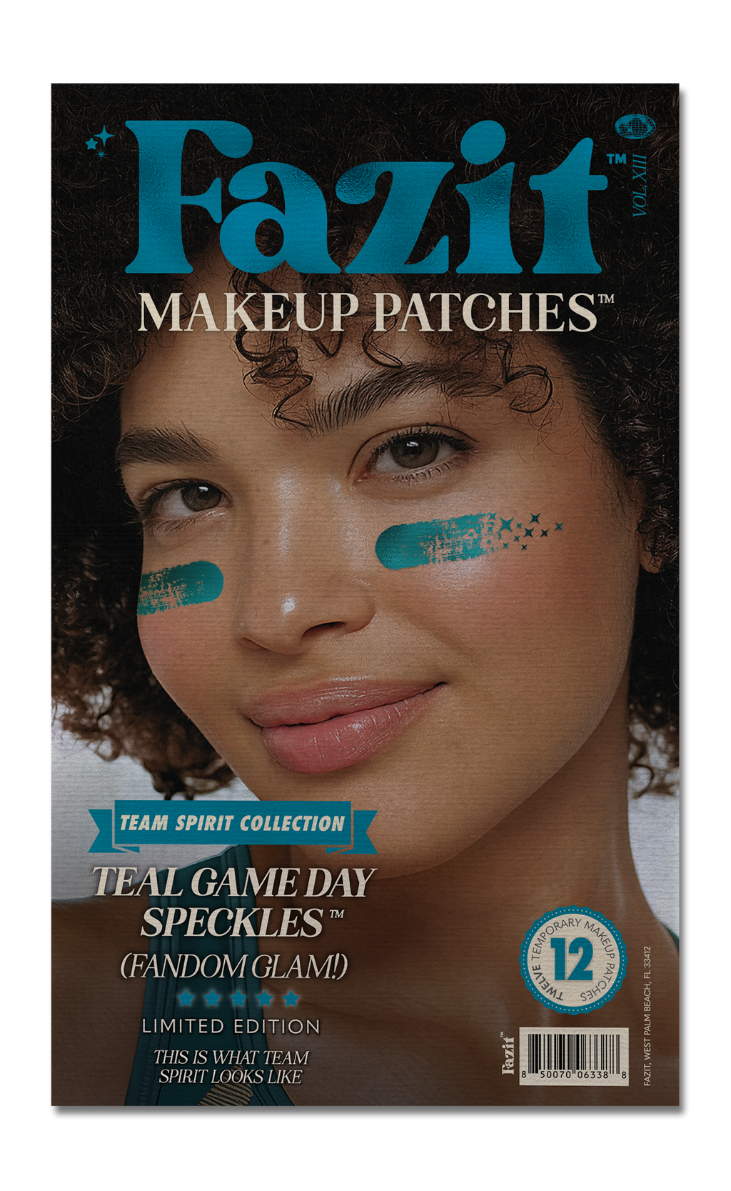 Teal Game Day Speckles