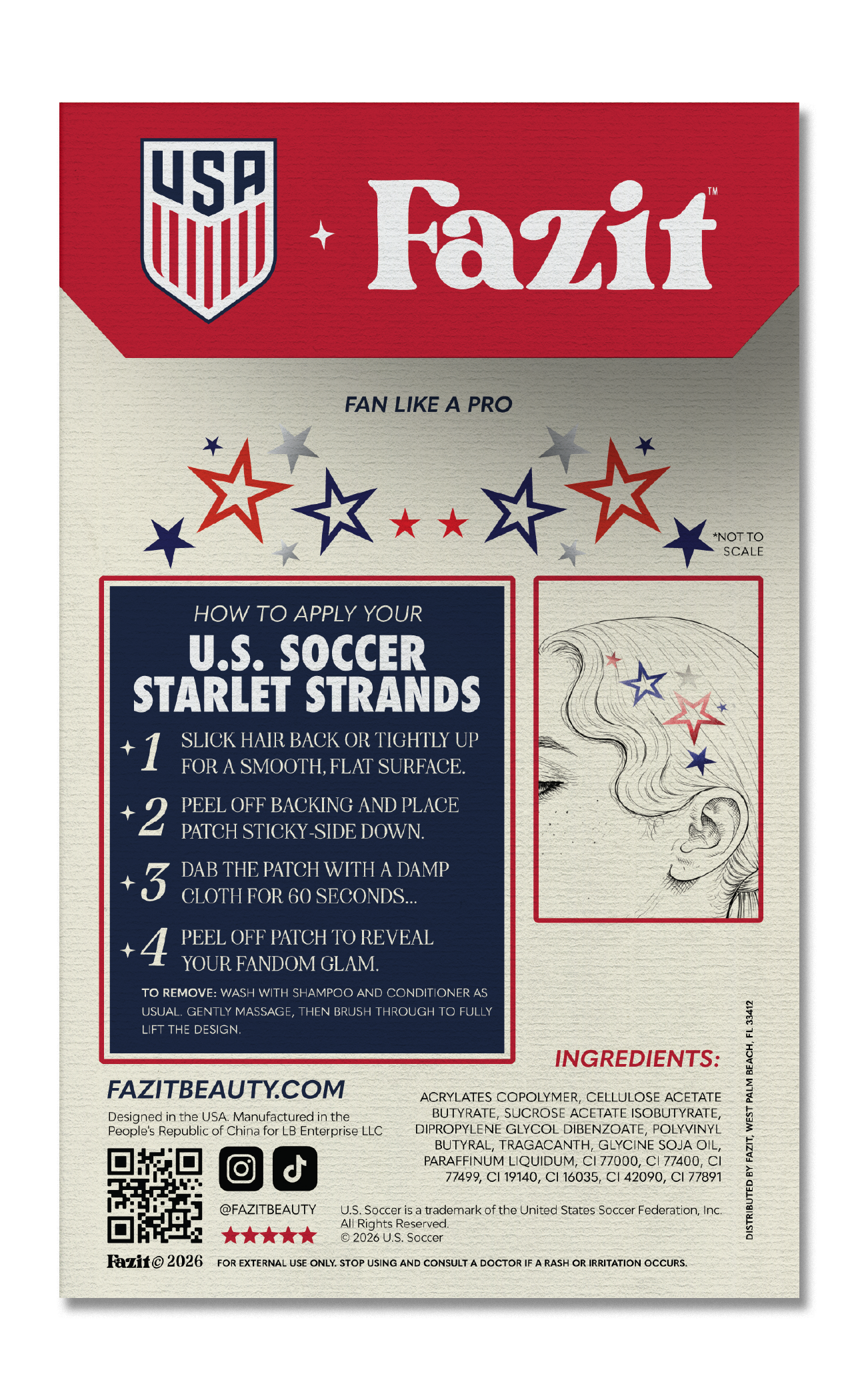 U.S. Soccer Starlet Strands