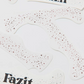 Rose Gold Stardust Speckles Makeup Patches